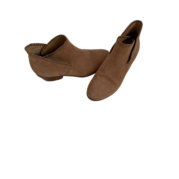 Jack Rogers Camel Suede Ankle Booties - Picture 5 of 8